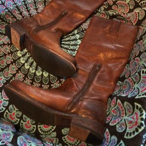 Frye Jenna Inside Half Zip Riding Boots